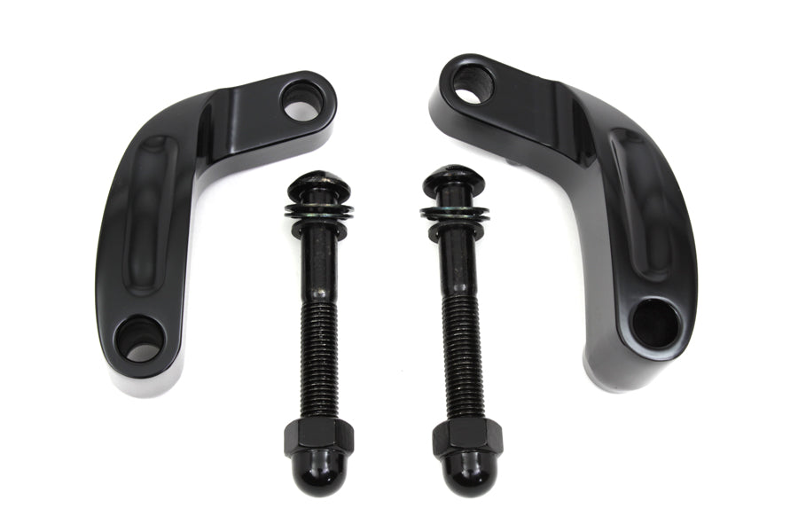 Wyatt Gatling Black Prime Mirror Relocation Kit for motorcycle mirrors, model 270834