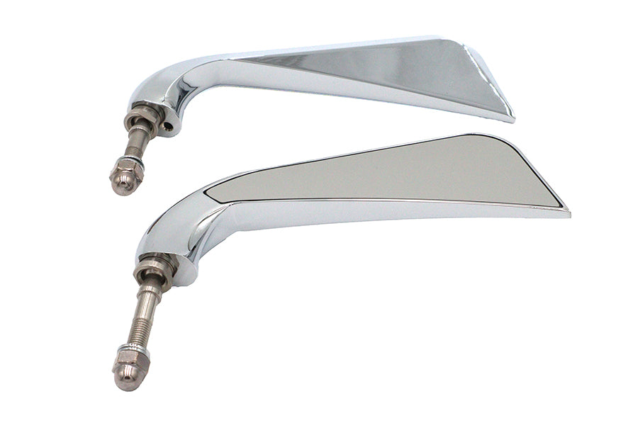 Wyatt Gatling M60-6356 Evil Eye mirror set with billet stems for motorcycles