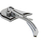 Wyatt Gatling Chrome Spike Oval Mirror with Billet Skull Stem 76306B3