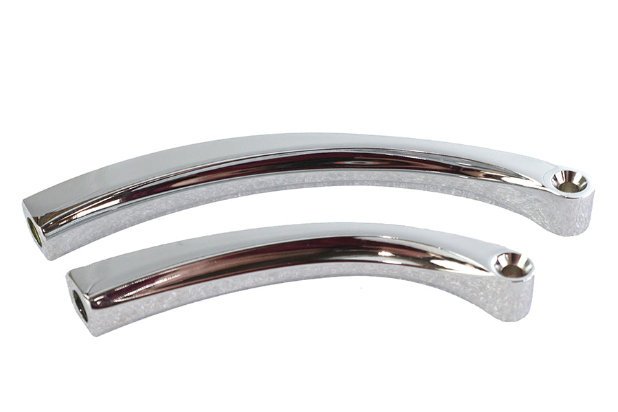Wyatt Gatling 90094 curved solid style billet mirror stem for motorcycle mirror installation