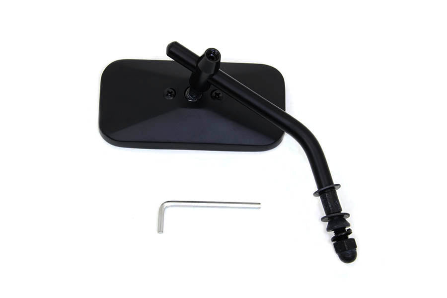 Wyatt Gatling 60-0011DMB Black Rectangle Die-Cast Mirror