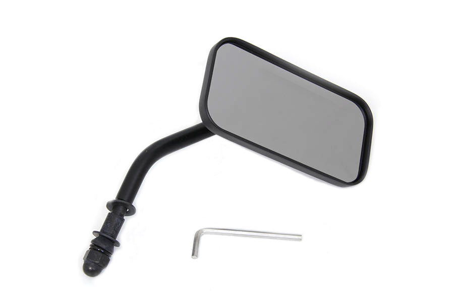 Wyatt Gatling 60-0011DMB Black Rectangle Die-Cast Mirror