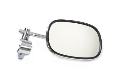 Wyatt Gatling 60-0008B Chrome Rectangular Clamp-On Mirror