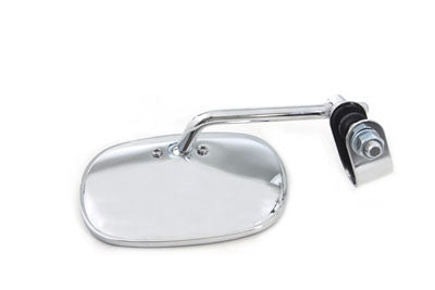 Wyatt Gatling 60-0008B Chrome Rectangular Clamp-On Mirror