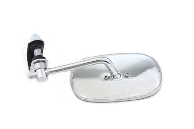 Wyatt Gatling 60-0008B Chrome Rectangular Clamp-On Mirror