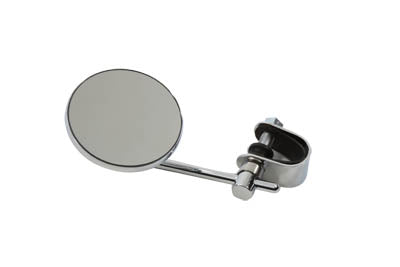 Wyatt Gatling 72271D Chrome 3-Inch Round Mini Mirror with Clamp-On Stem