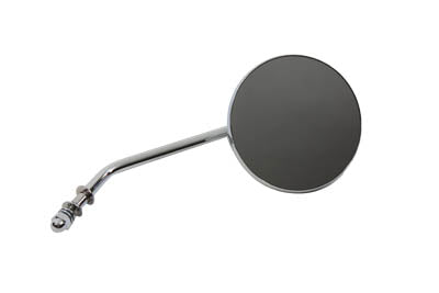 Wyatt Gatling Chrome 4-Inch Round Mirror with Stud Stems – Part Number 91877-66