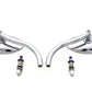 Wyatt Gatling Chrome Oval Mirror Set with Contour Round Stems 34-0331