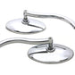 Wyatt Gatling Chrome Oval Mirror Set with Contour Round Stems 34-0331