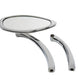 Wyatt Gatling 76022 Chrome Smooth Oval Slim Line Mirror