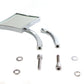 Wyatt Gatling 76024 Chrome Diamond Mirror with Billet Stem