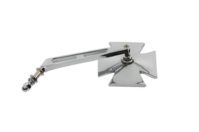 Wyatt Gatling 60-6009 Chrome Maltese Mirror with Girder Stem