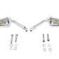 Wyatt Gatling 76181G chrome teardrop mirror set with slotted billet stems