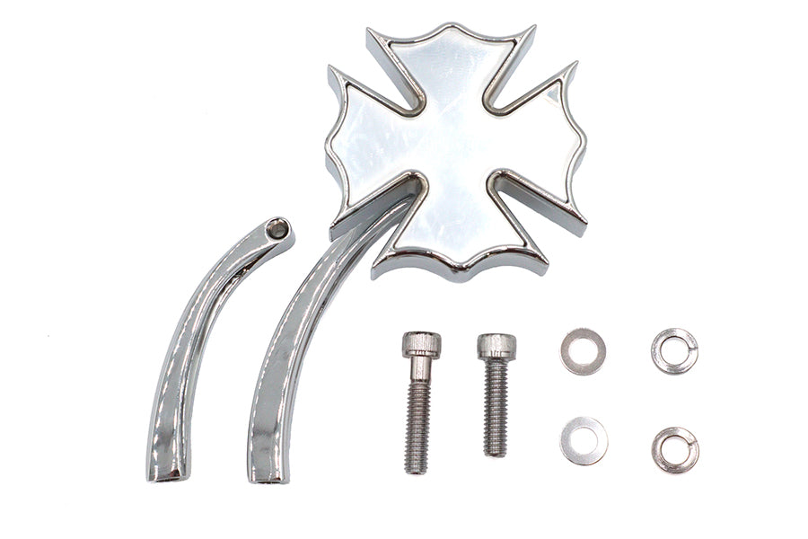 Wyatt Gatling 76228S4 fire fighter mirror with billet stems