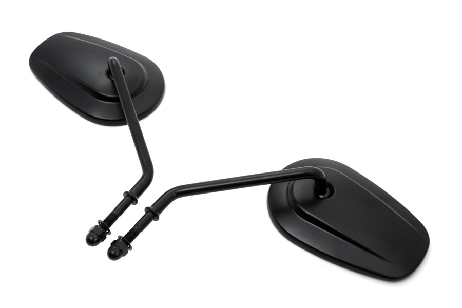 Wyatt Gatling Taper Convex Mirror Set, model 34-0411, angled view of mirror design
