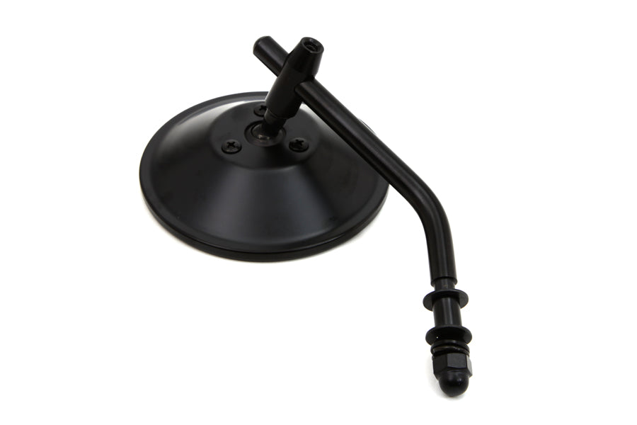 Wyatt Gatling Steel Back Mirror in black, model 60-0312B