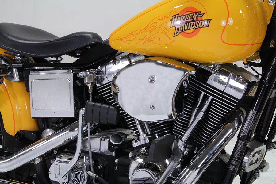 V-Twin Big Dog chrome air cleaner assembly for motorcycle fuel and air system