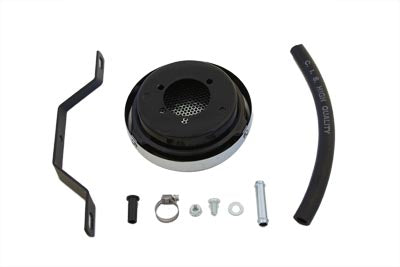Wyatt Gatling 13407 chrome drilled air cleaner for motorcycle fuel and air systems