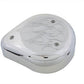 Wyatt Gatling teardrop air cleaner with flame design in chrome finish for fuel and air systems