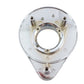 Wyatt Gatling chrome teardrop air cleaner backing plate 34-0519 for motorcycle fuel and air system