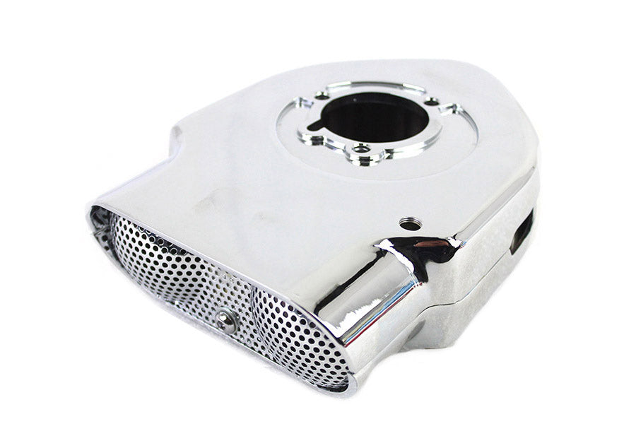 Wyatt Gatling Chrome V-Charger air cleaner for motorcycle fuel and air system