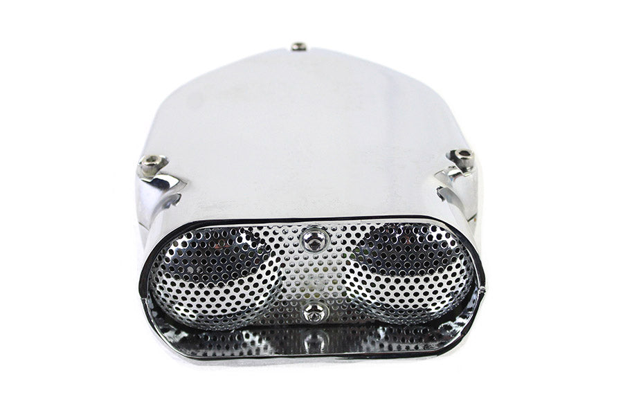 Wyatt Gatling Chrome V-Charger air cleaner for motorcycle fuel and air system