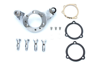 Wyatt Gatling chrome billet air cleaner bracket kit for fuel and air system, model 34-0662
