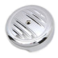 Wyatt Gatling 8-inch chrome stripe air cleaner cover for motorcycle fuel and air system