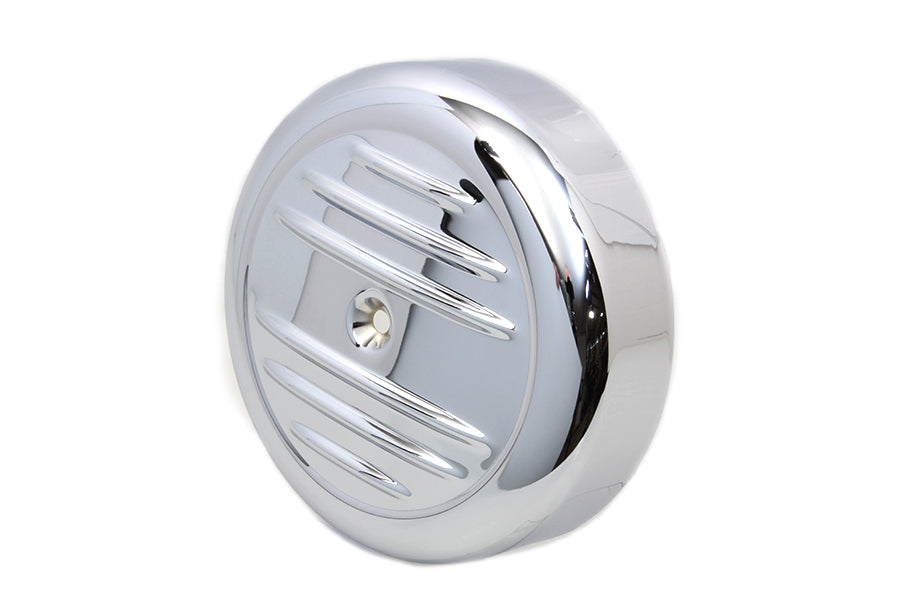 Wyatt Gatling 77958 8-inch chrome stripe air cleaner cover for motorcycle fuel and air systems