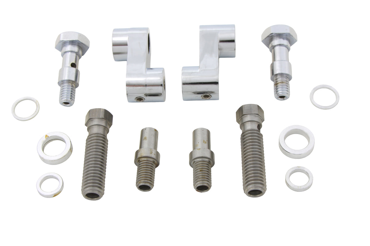 Wyatt Gatling 34-0751 billet air cleaner mount kit for motorcycle fuel and air systems