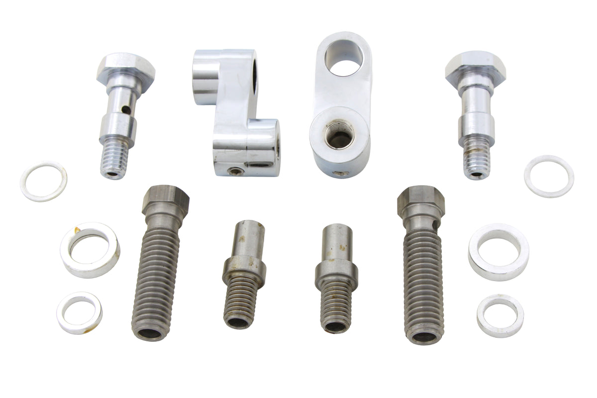 Wyatt Gatling 34-0751 billet air cleaner mount kit for motorcycle fuel and air systems