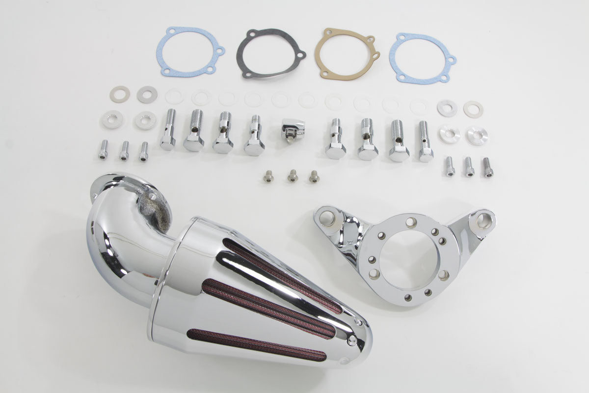 Wyatt Gatling cone-style air cleaner assembly 34-0775 for Harley-Davidson FXST