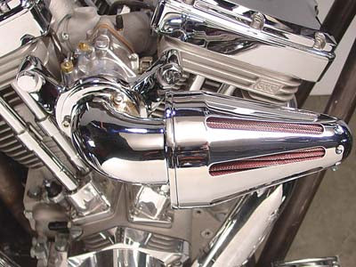 Wyatt Gatling cone-style air cleaner assembly 34-0775 for Harley-Davidson FXST