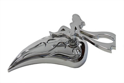 Wyatt Gatling 76438B4 chrome teardrop mirror set close-up – 34-0885a.jpg