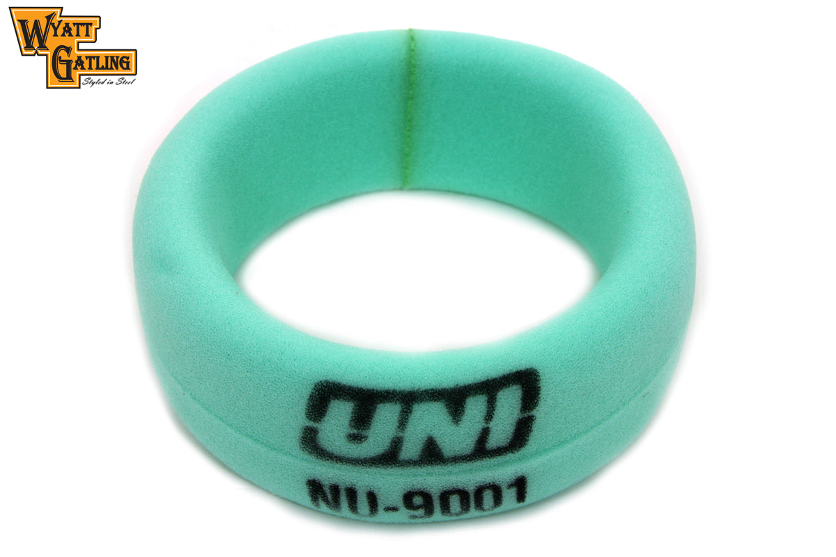 Uni-Filter NU-9001 Wyatt Gatling round foam air filter for fuel and air systems