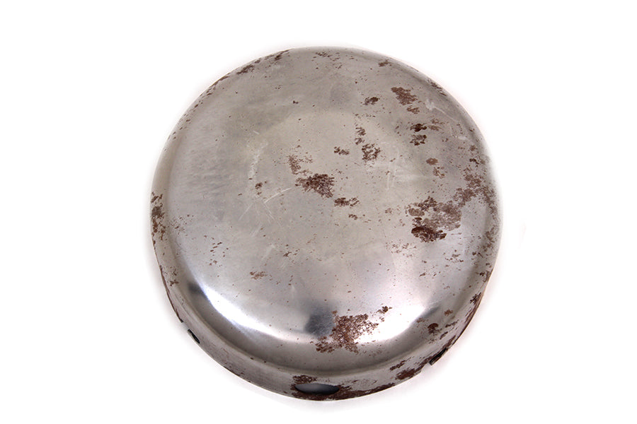 V-Twin B-2102 Linkert air cleaner cover, 6-inch, polished metal motorcycle part