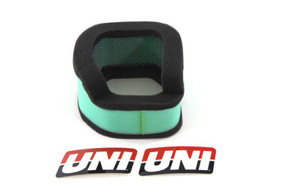 Uni-Filter NU-3425 foam air filter for fuel and air systems, black foam filter with red sealing rim