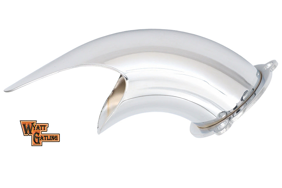 Wyatt Gatling chrome scoop air cleaner for fuel and air systems 14-0174
