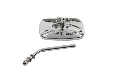 Wyatt Gatling Eagle Mirror Chrome motorcycle mirror 60-0009L