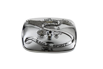 Wyatt Gatling 60-0009L Eagle Mirror in chrome finish, side view