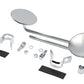 Wyatt Gatling 34-0995 round chrome mirror set with polished reflective surfaces