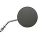 Wyatt Gatling round mirror with short stem in chrome, model 34-0997