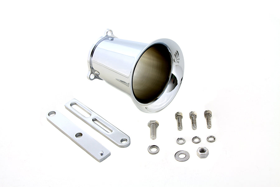 Wyatt Gatling chrome velocity stack kit for motorcycle fuel and air system