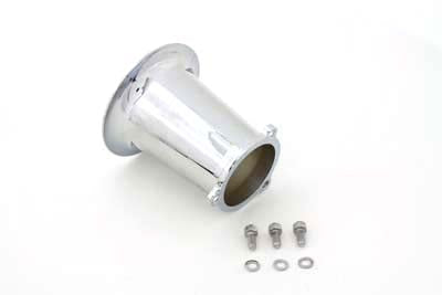 Wyatt Gatling 6405 chrome 4-inch velocity stack for CV Keihin carburetor
