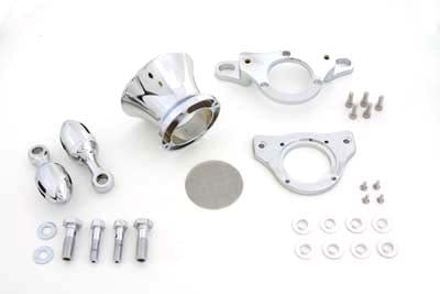 Wyatt Gatling chrome billet velocity stack 34-1174 for S&S Super E fuel and air system