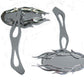 Wyatt Gatling Fireball chrome mirror set close-up showing sleek motorcycle mirrors.