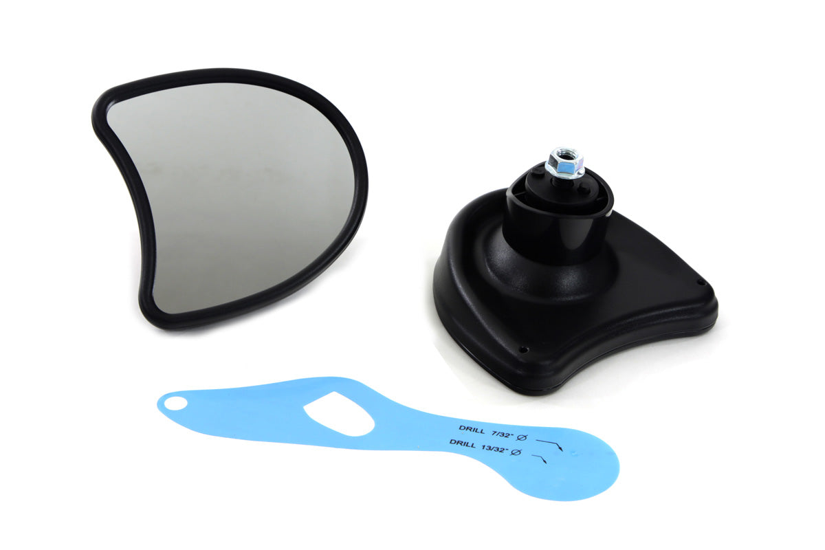 Wyatt Gatling 77302B Fairing Mount Mirror Set for Harley-Davidson FLHX