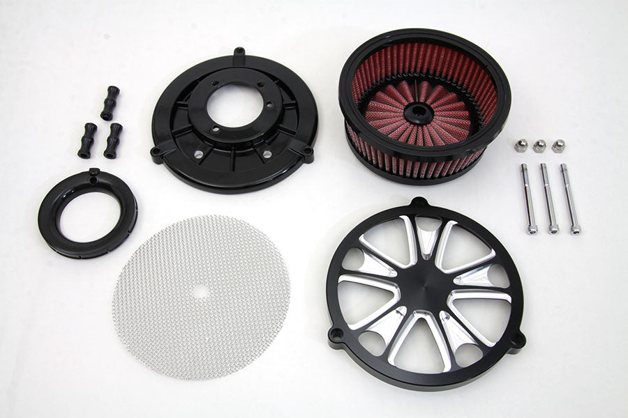 Wyatt Gatling 77408C EFI Air Cleaner Assembly, Black