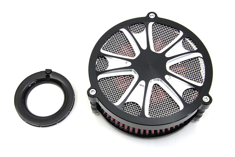 Wyatt Gatling 77408C EFI Air Cleaner Assembly, Black