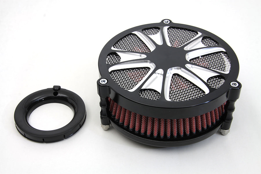 Wyatt Gatling 77408C EFI Air Cleaner Assembly, Black